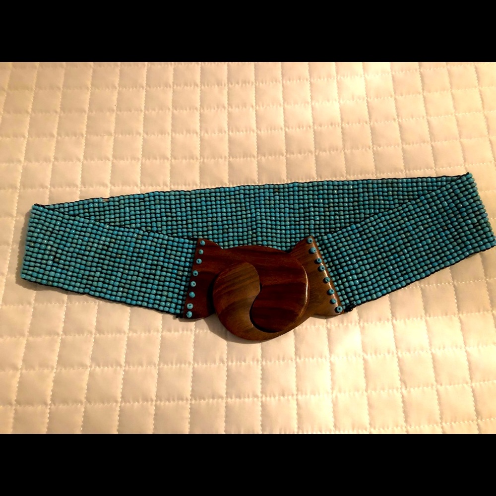 Turquoise beaded belt